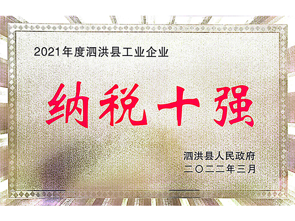 纳税十强